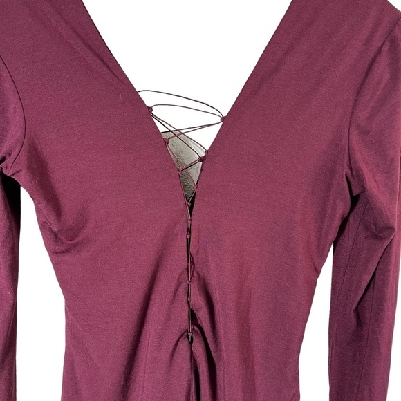 ALEXANDER WANG x REVOLVE Lace Up Long Sleeve Bodysuit - Picture 5 of 12